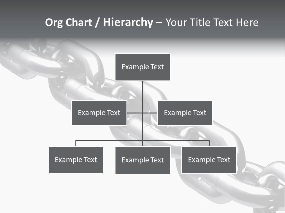Shiny Chain Damaged PowerPoint Template