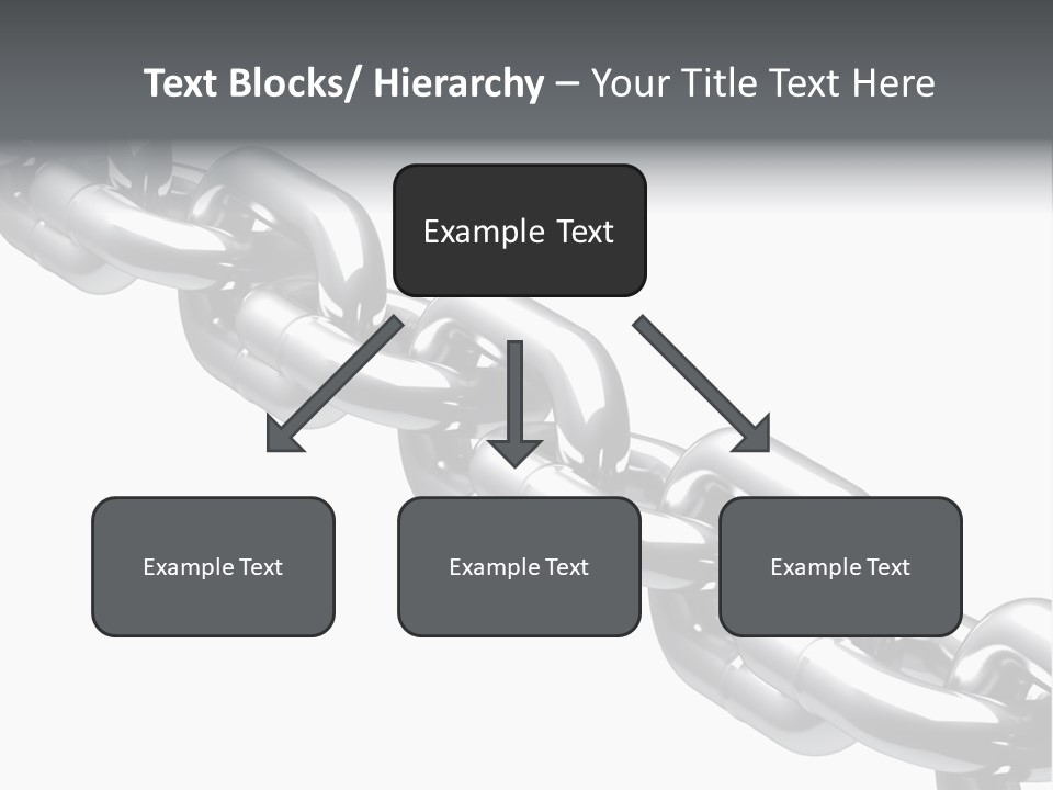 Shiny Chain Damaged PowerPoint Template