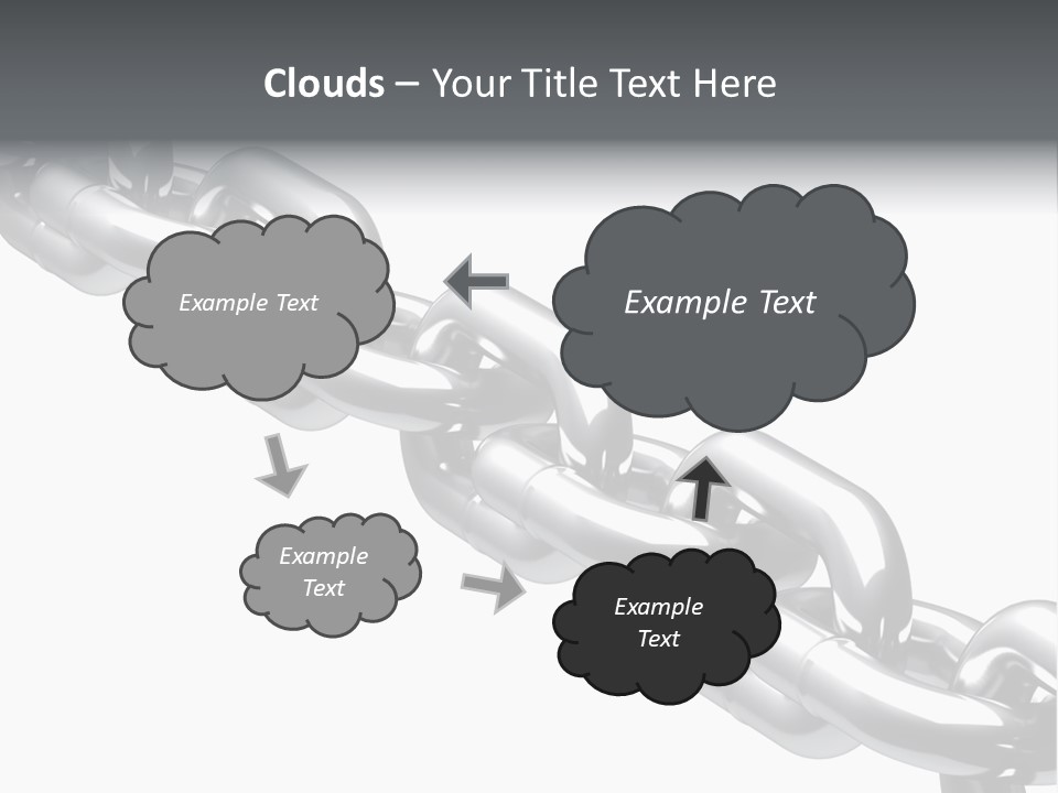 Shiny Chain Damaged PowerPoint Template