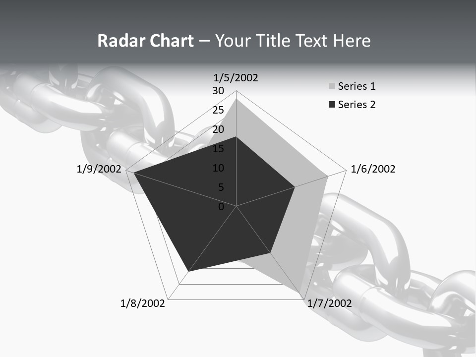 Shiny Chain Damaged PowerPoint Template