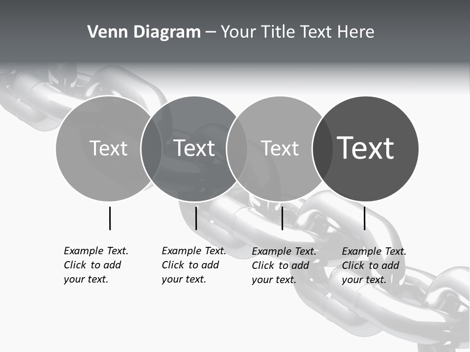 Shiny Chain Damaged PowerPoint Template