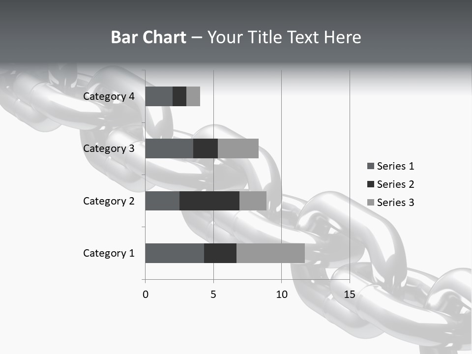 Shiny Chain Damaged PowerPoint Template