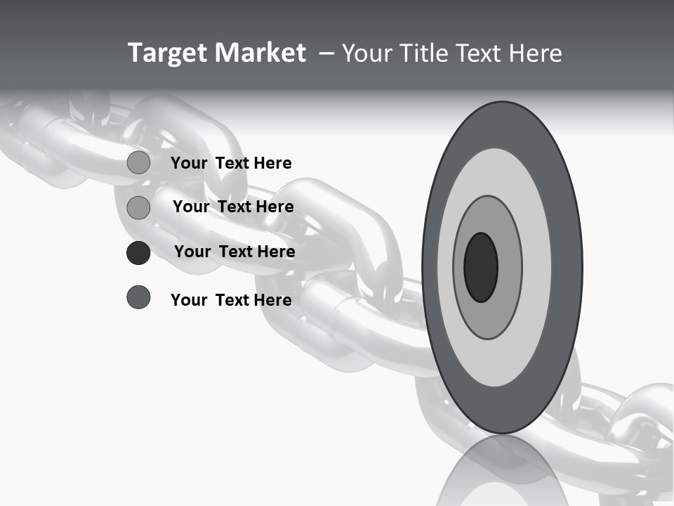Shiny Chain Damaged PowerPoint Template