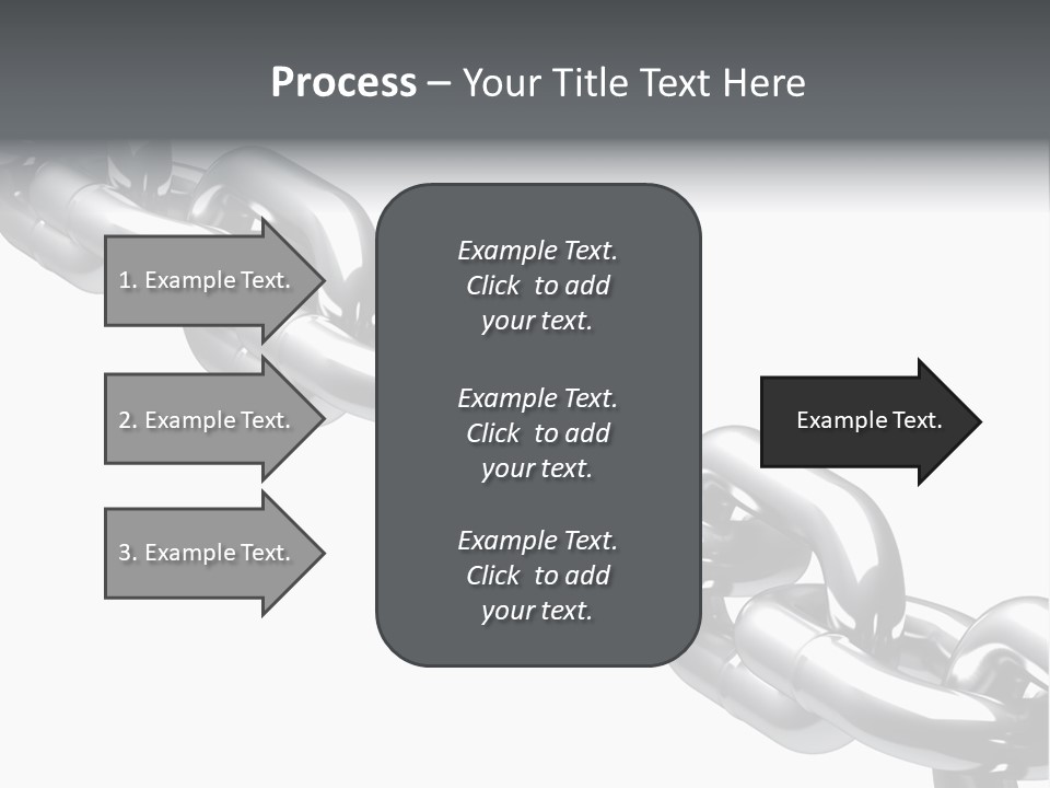 Shiny Chain Damaged PowerPoint Template