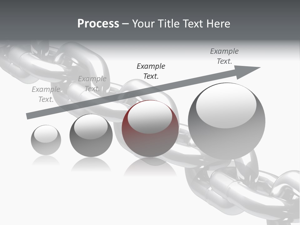 Shiny Chain Damaged PowerPoint Template