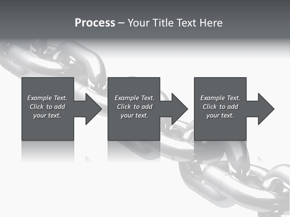 Shiny Chain Damaged PowerPoint Template