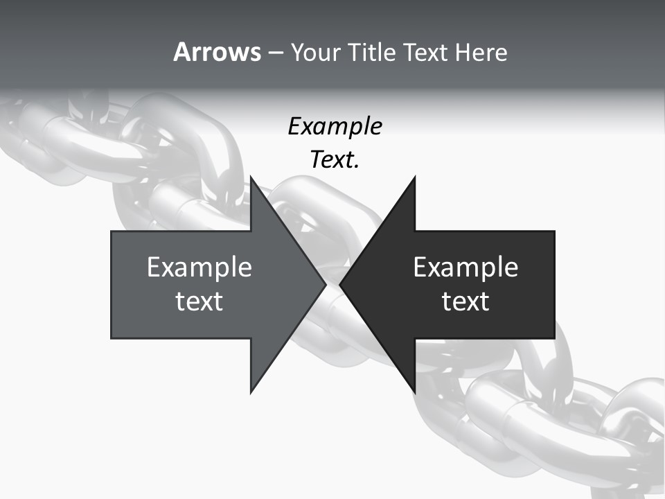Shiny Chain Damaged PowerPoint Template