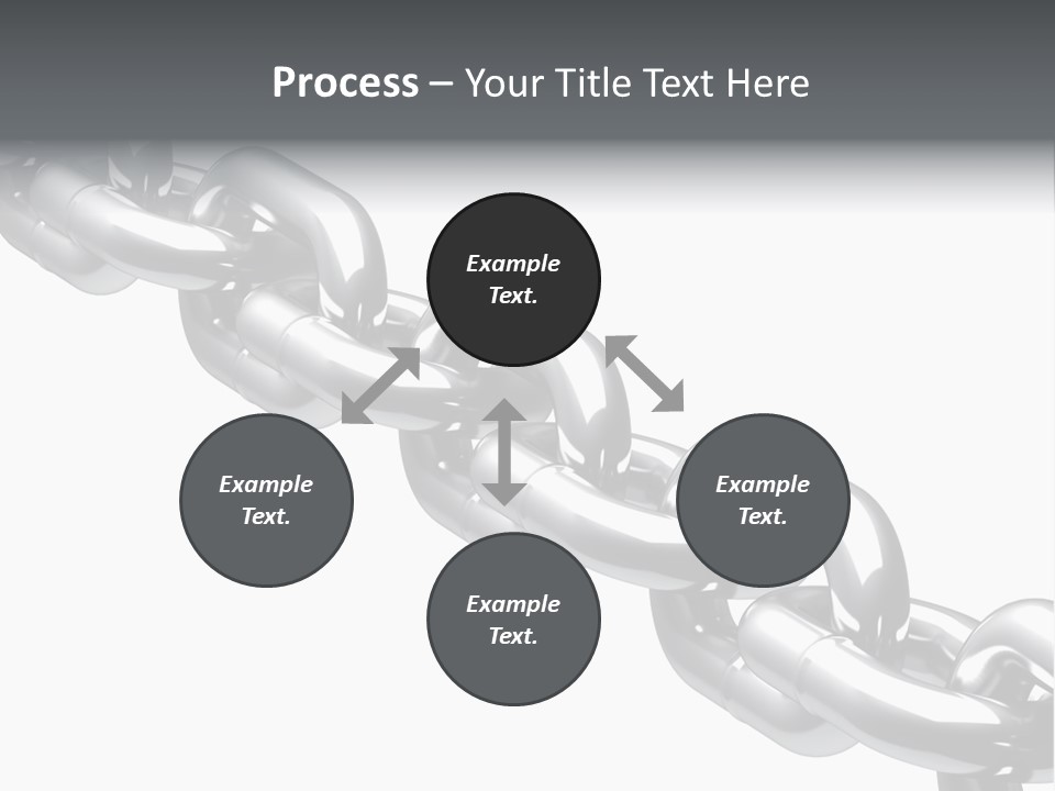 Shiny Chain Damaged PowerPoint Template