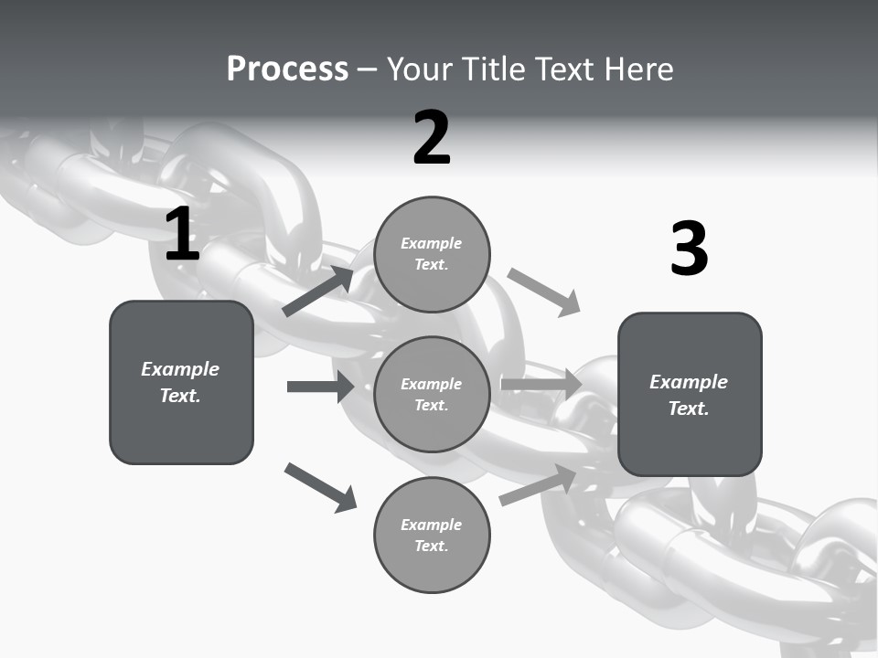 Shiny Chain Damaged PowerPoint Template