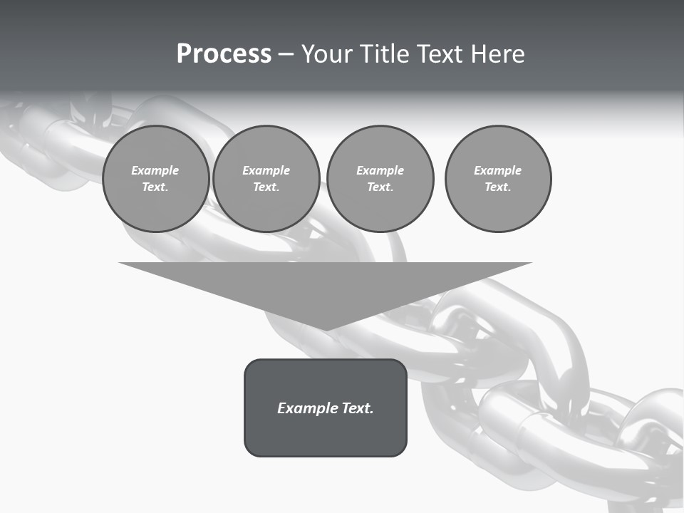 Shiny Chain Damaged PowerPoint Template