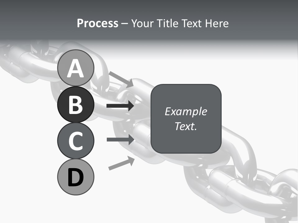 Shiny Chain Damaged PowerPoint Template