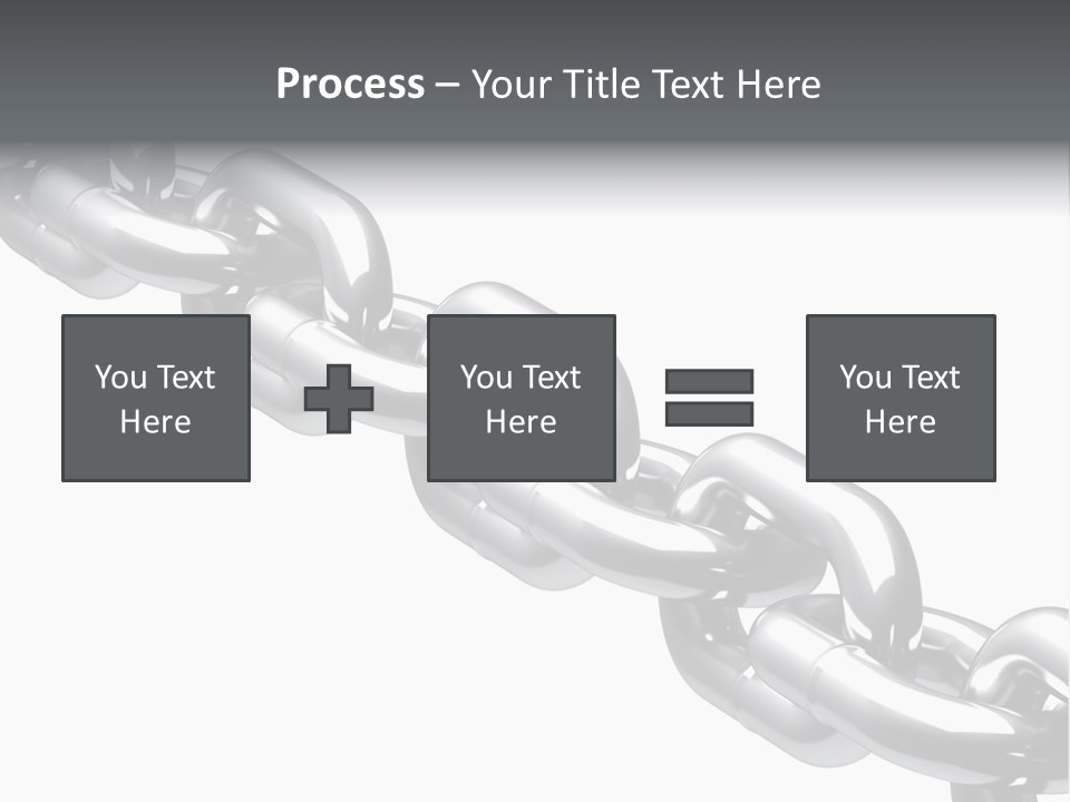 Shiny Chain Damaged PowerPoint Template