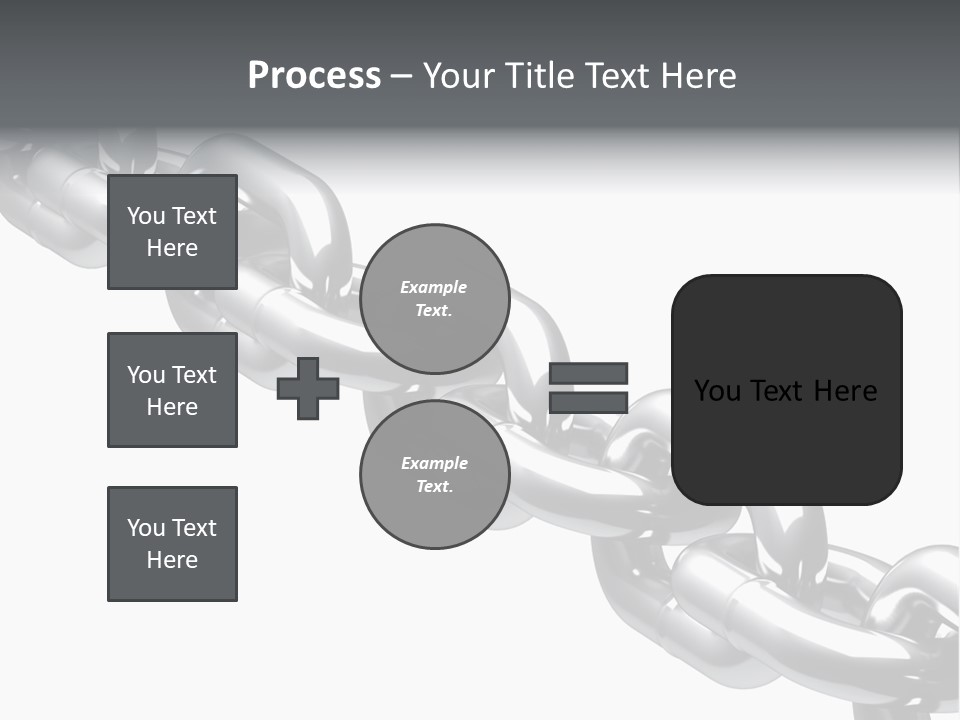 Shiny Chain Damaged PowerPoint Template