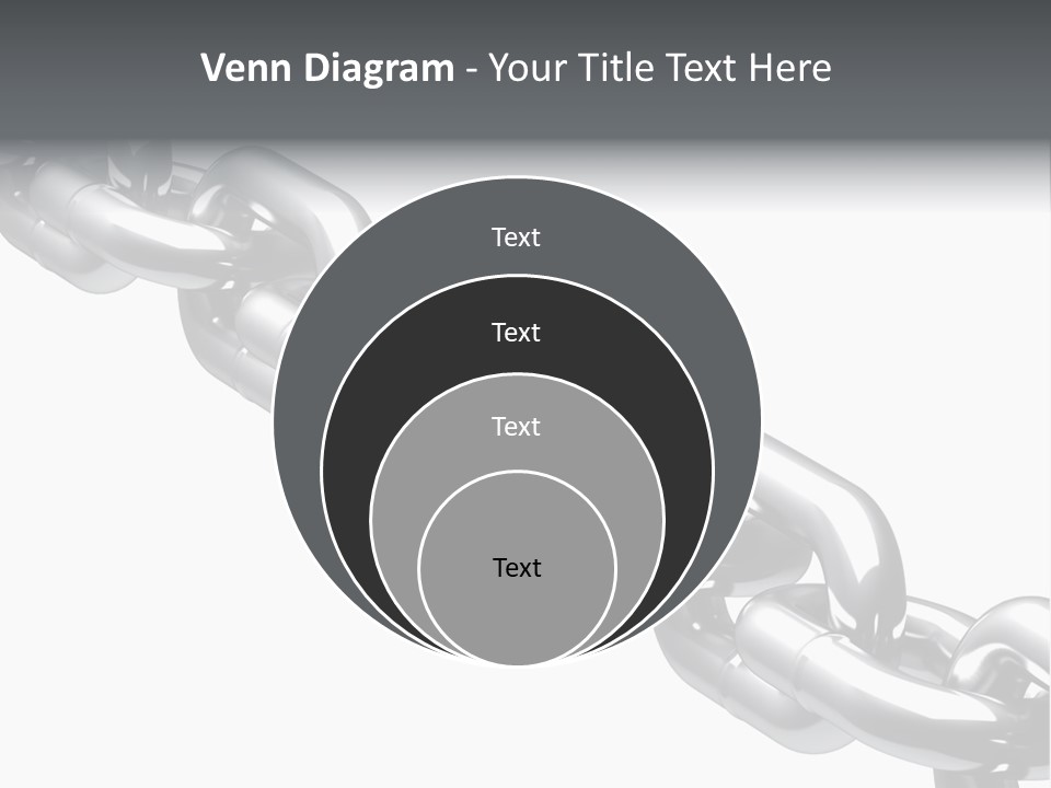 Shiny Chain Damaged PowerPoint Template