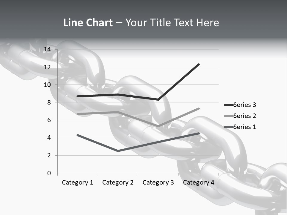 Shiny Chain Damaged PowerPoint Template