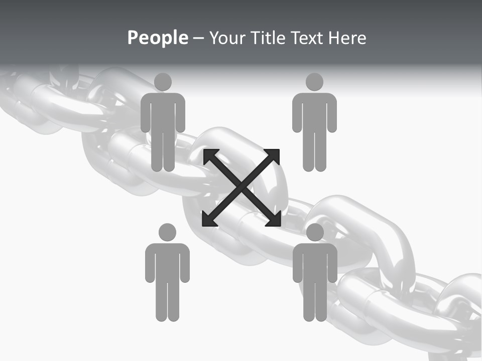 Shiny Chain Damaged PowerPoint Template