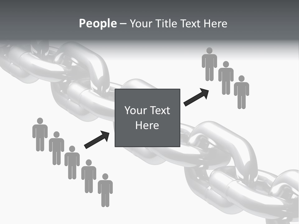 Shiny Chain Damaged PowerPoint Template