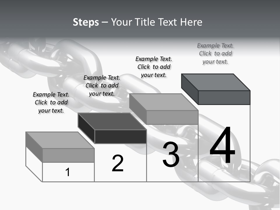 Shiny Chain Damaged PowerPoint Template