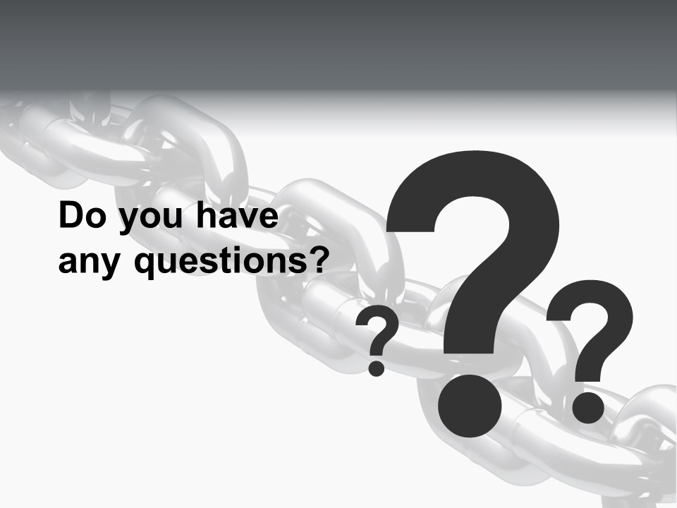 Shiny Chain Damaged PowerPoint Template