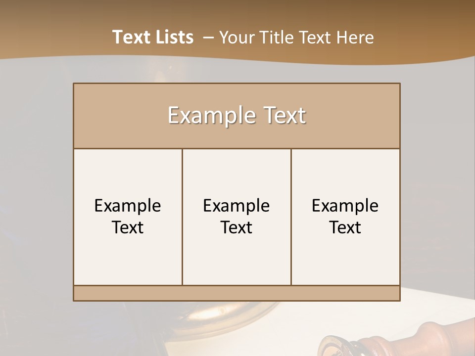 Antique Send Broken PowerPoint Template