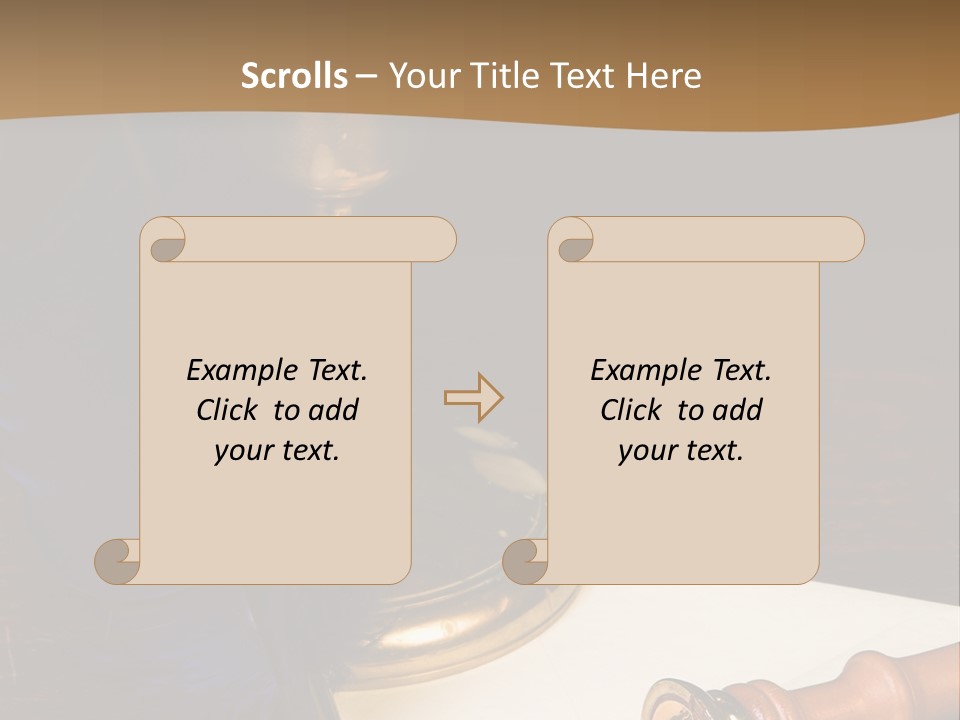 Antique Send Broken PowerPoint Template