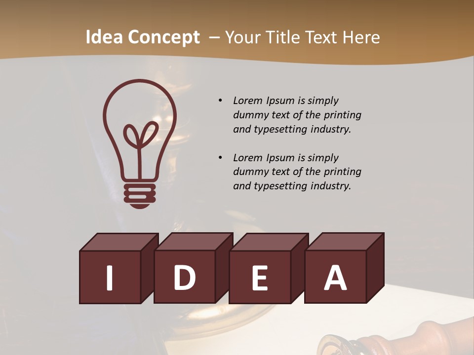 Antique Send Broken PowerPoint Template