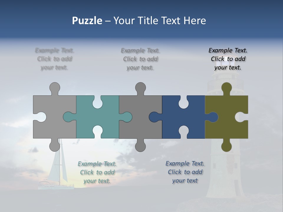 Ship Risk Danger PowerPoint Template