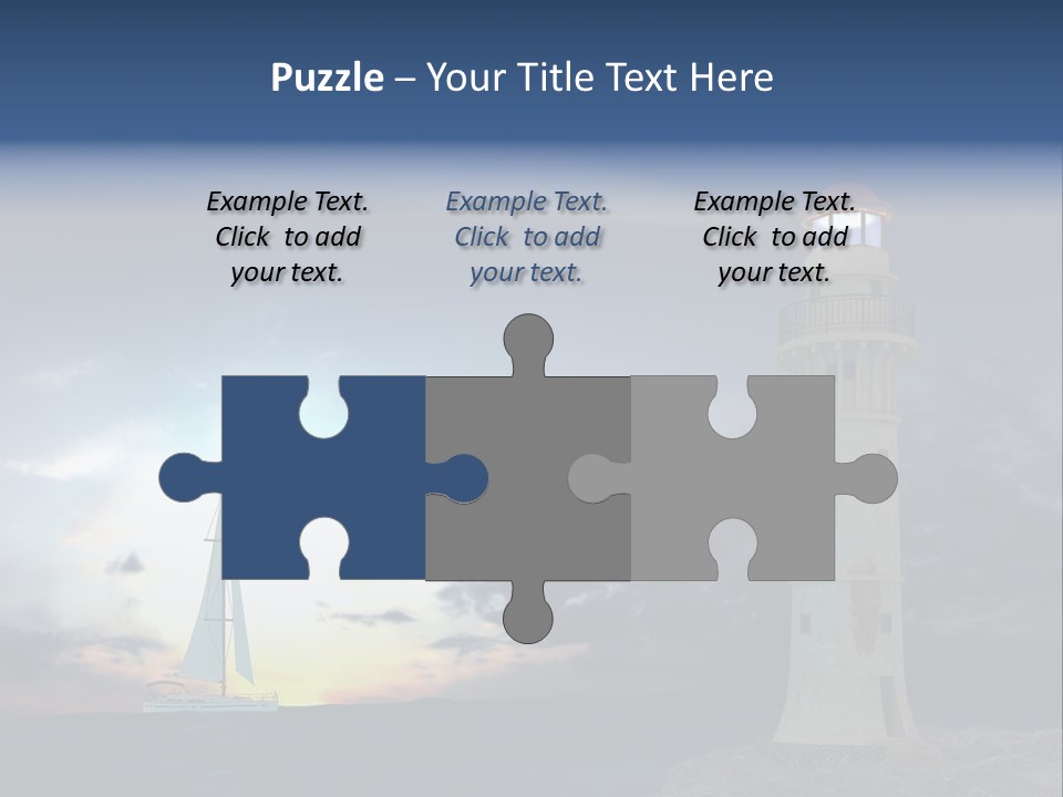 Ship Risk Danger PowerPoint Template