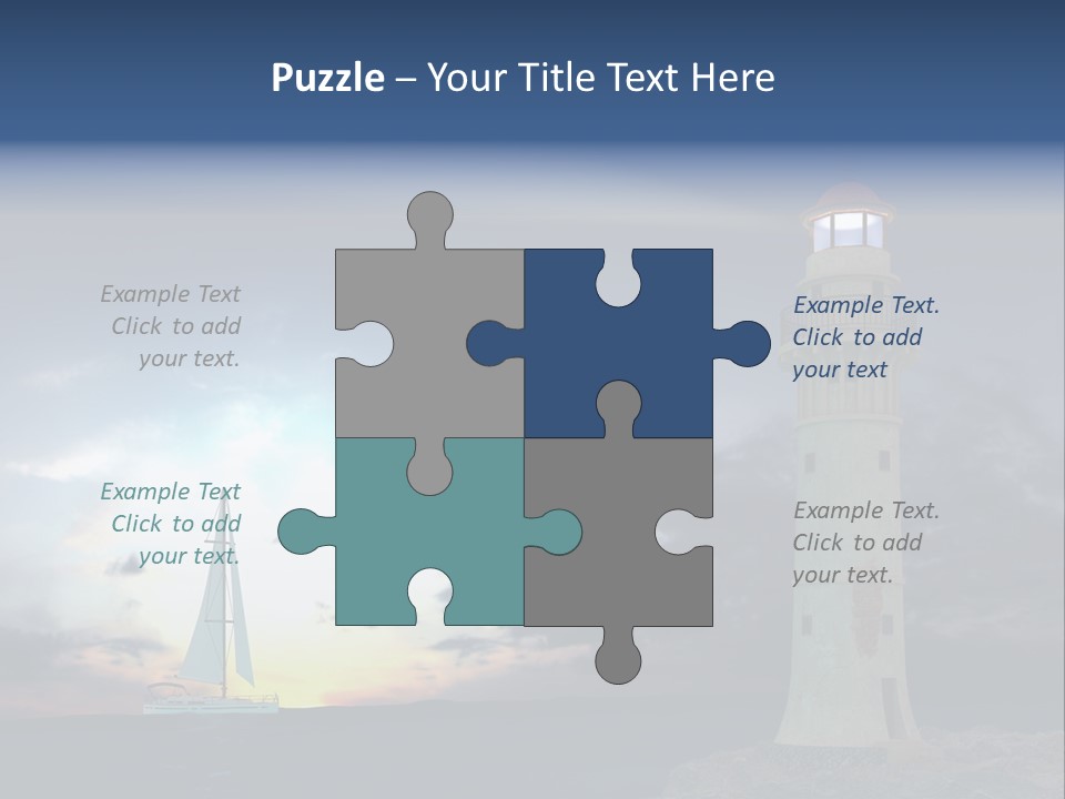 Ship Risk Danger PowerPoint Template