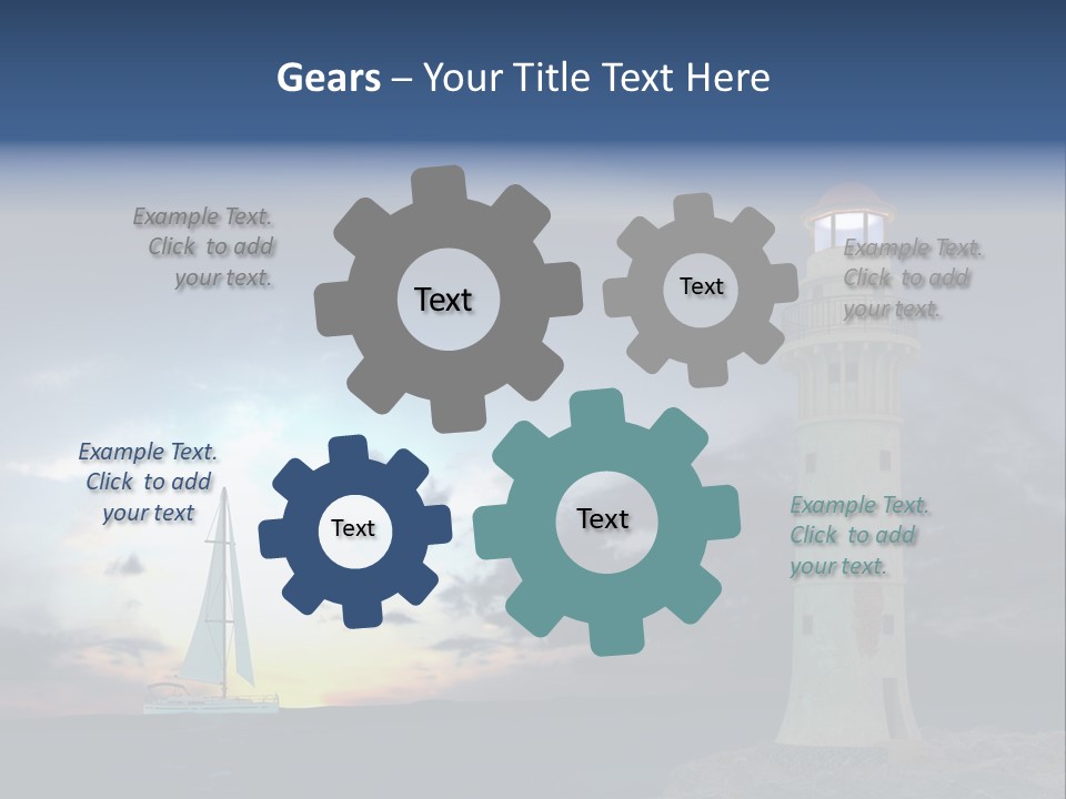 Ship Risk Danger PowerPoint Template