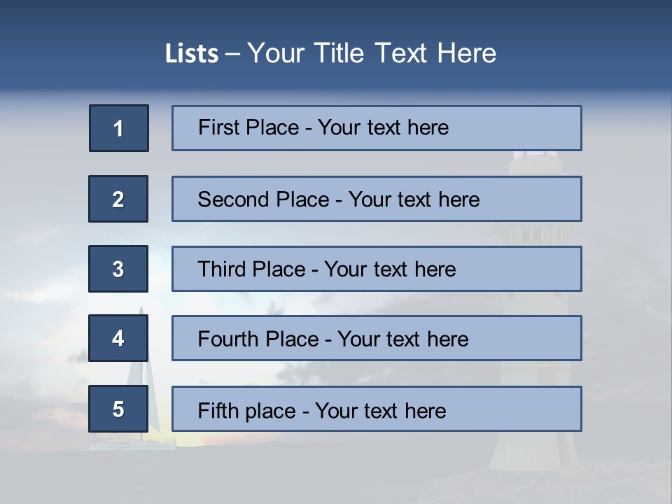 Ship Risk Danger PowerPoint Template