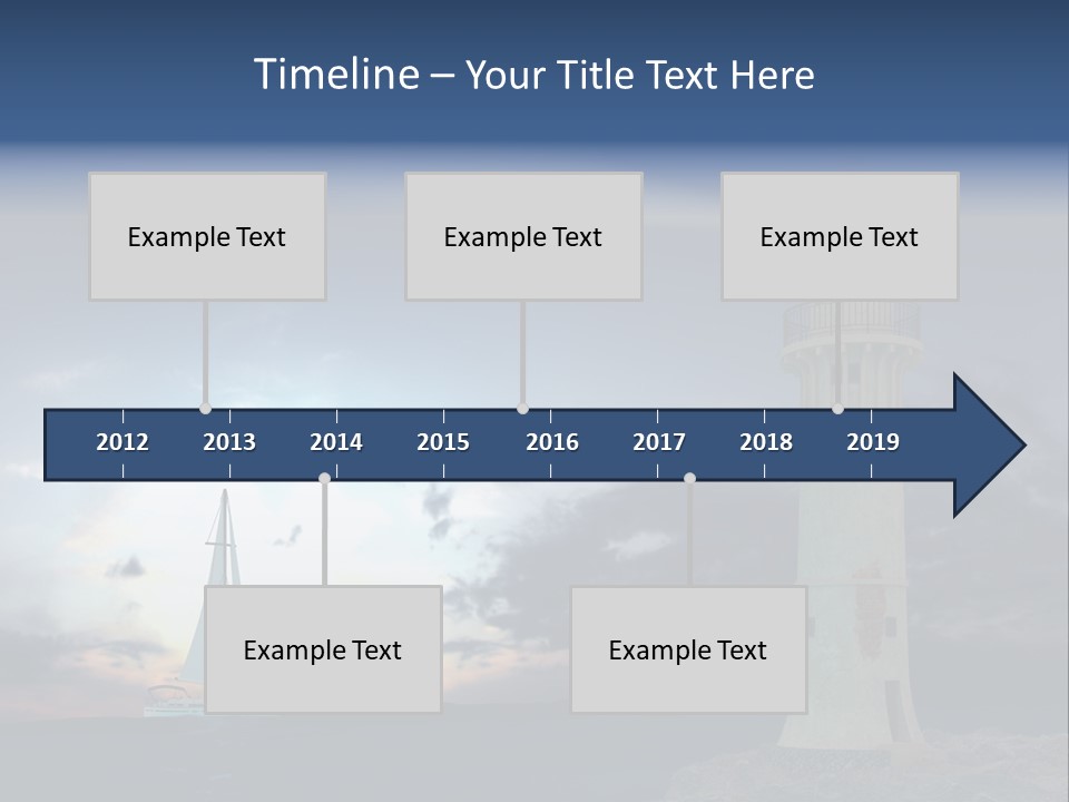 Ship Risk Danger PowerPoint Template