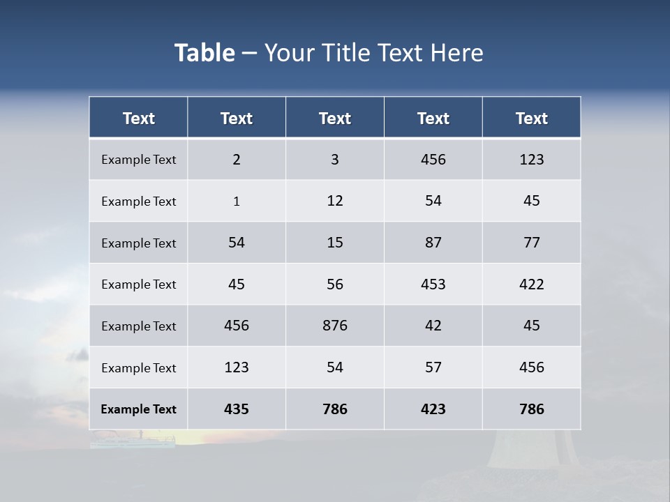 Ship Risk Danger PowerPoint Template