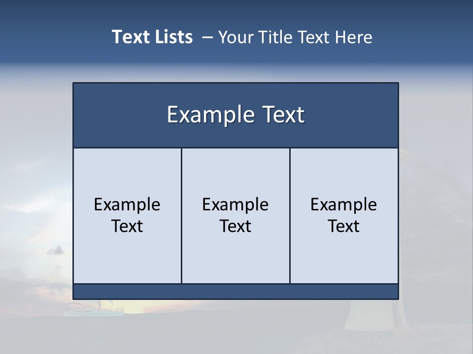 Ship Risk Danger PowerPoint Template
