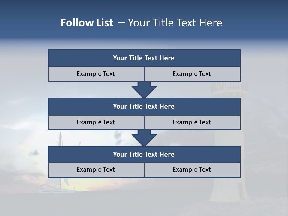 Ship Risk Danger PowerPoint Template