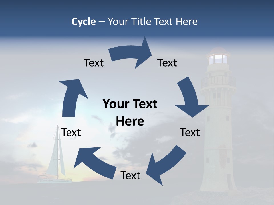 Ship Risk Danger PowerPoint Template