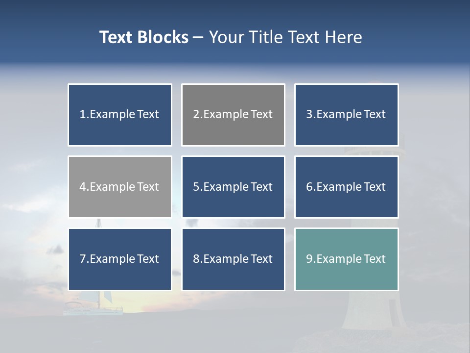 Ship Risk Danger PowerPoint Template