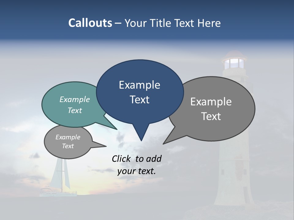 Ship Risk Danger PowerPoint Template