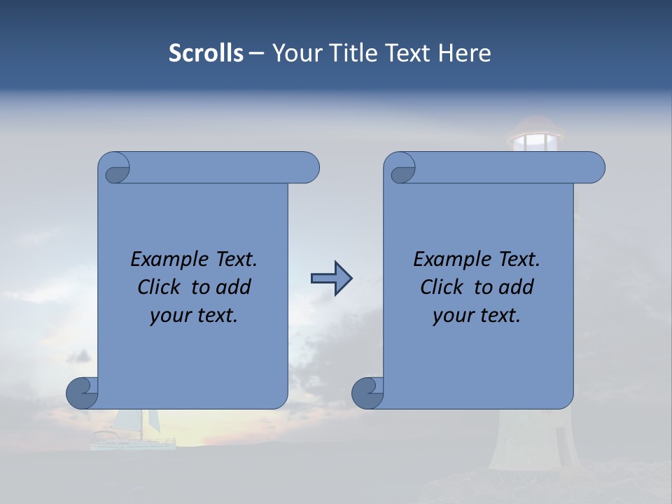 Ship Risk Danger PowerPoint Template
