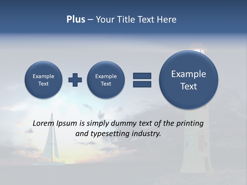 Ship Risk Danger PowerPoint Template