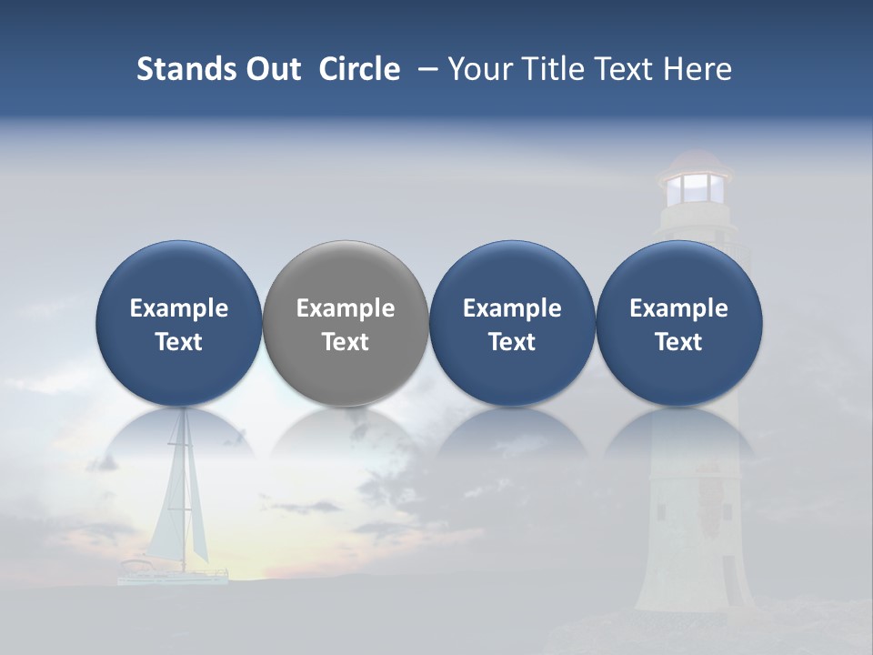 Ship Risk Danger PowerPoint Template