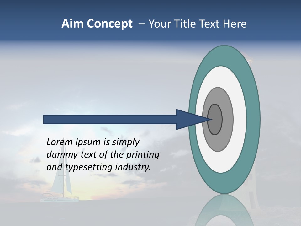 Ship Risk Danger PowerPoint Template