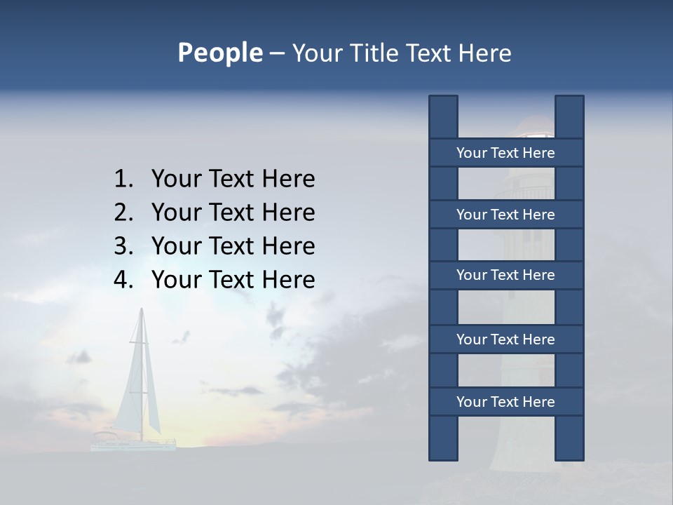 Ship Risk Danger PowerPoint Template