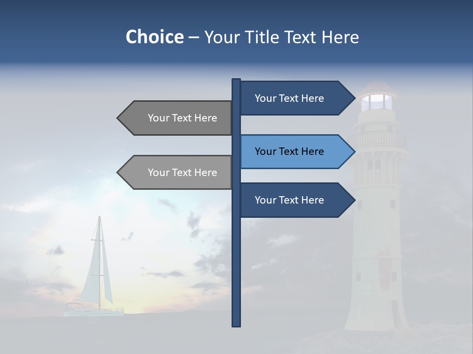Ship Risk Danger PowerPoint Template