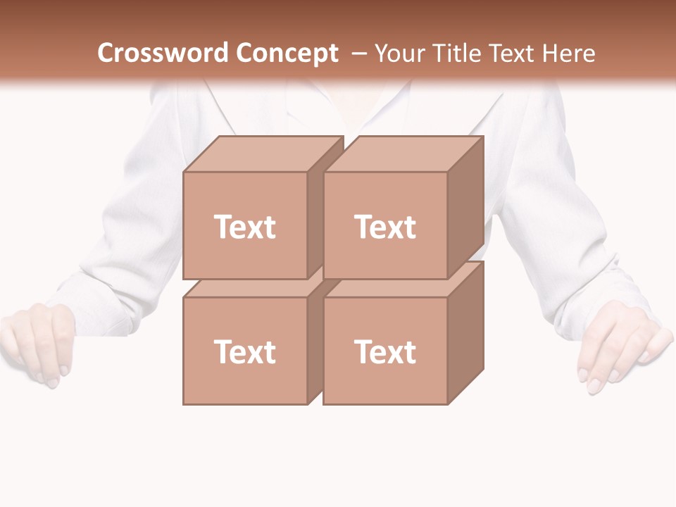 Copyspace Showing Billboard PowerPoint Template