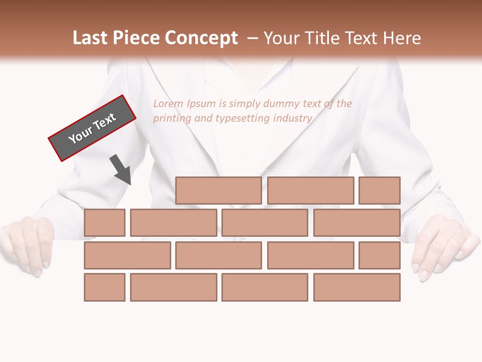 Copyspace Showing Billboard PowerPoint Template