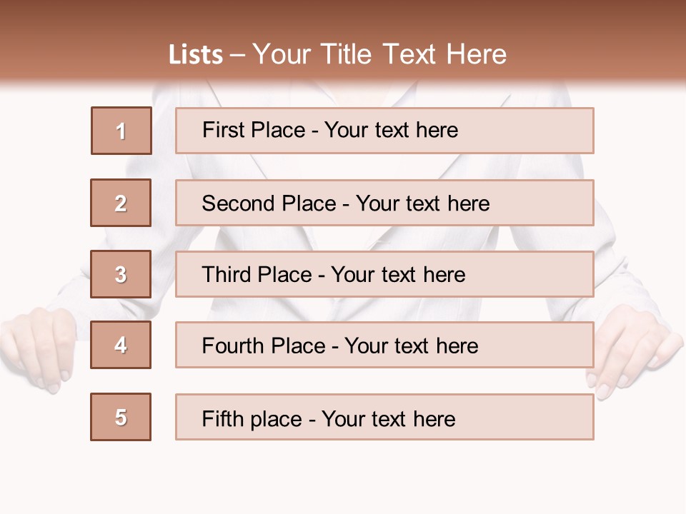 Copyspace Showing Billboard PowerPoint Template