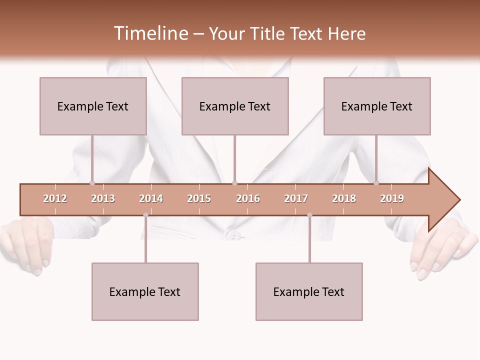 Copyspace Showing Billboard PowerPoint Template