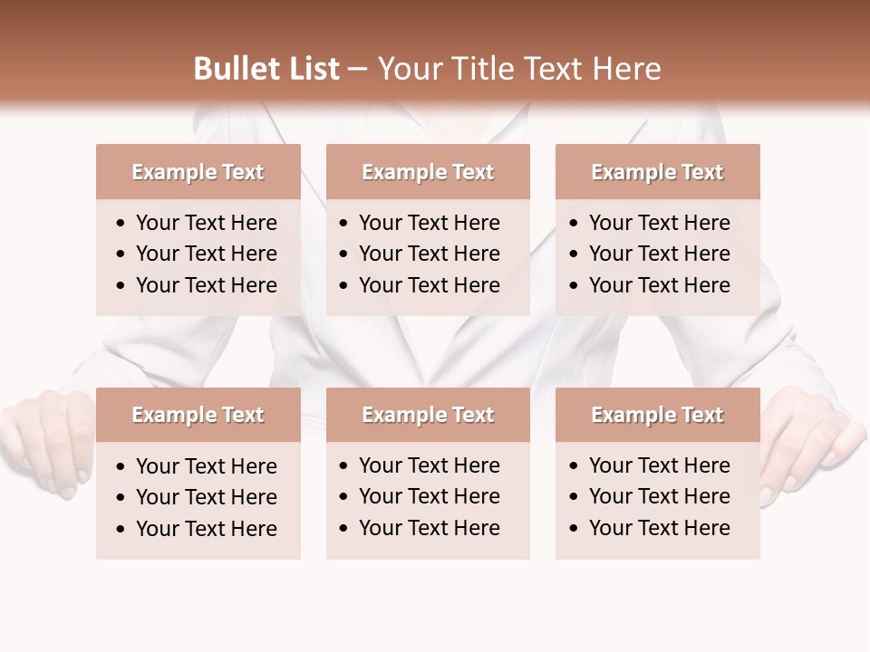 Copyspace Showing Billboard PowerPoint Template