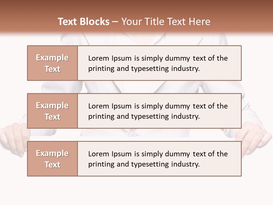 Copyspace Showing Billboard PowerPoint Template